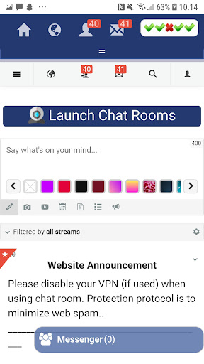 ภาพหน้าจอ Senior chatz - chat rooms 3