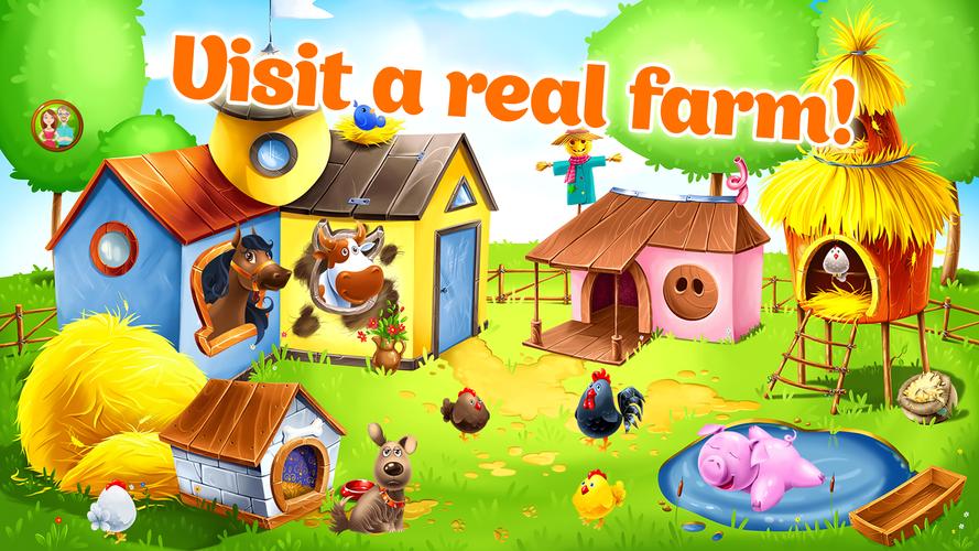 Kids Animal Farm Toddler Games应用截图第1张