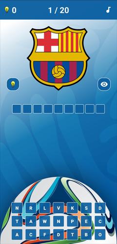 Soccer Quiz: Guess the Logo captura de pantalla 1