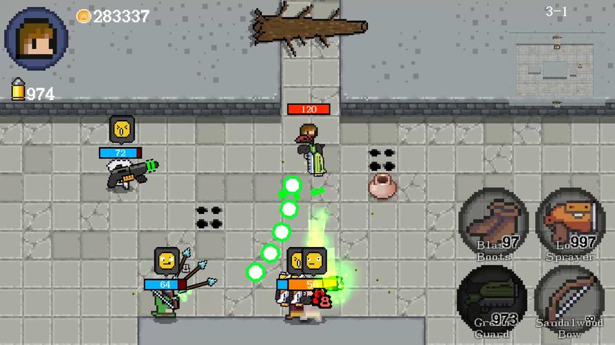 ภาพหน้าจอ Tiny Warrior - Pixel Gun 2