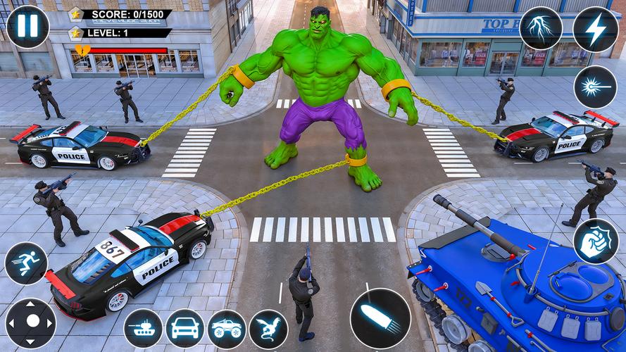 Incredible Monster Hero Games ảnh chụp màn hình 3