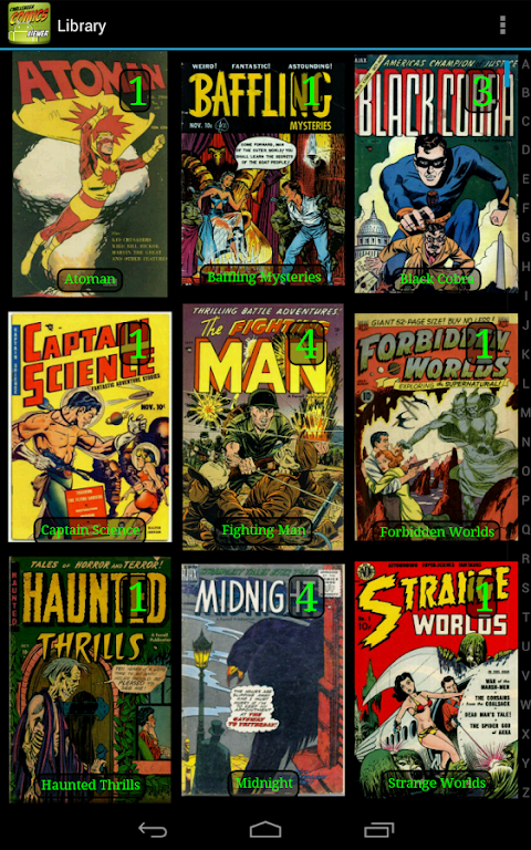 Challenger Comics Viewer ကိုဖန်သားပြင်2