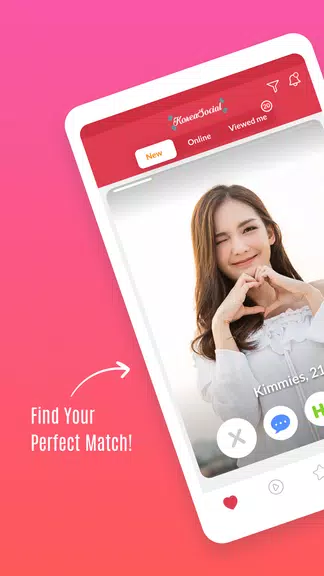 Korean Dating: Connect & Chat स्क्रीनशॉट 1