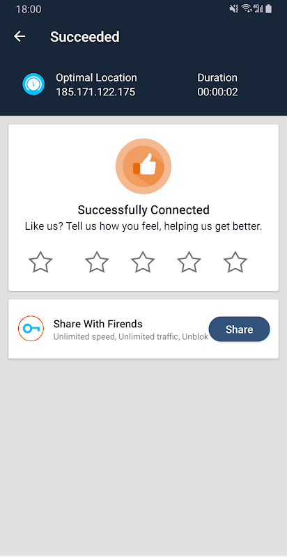 VPN - Unlimited Fast VPN Proxy 스크린 샷 2