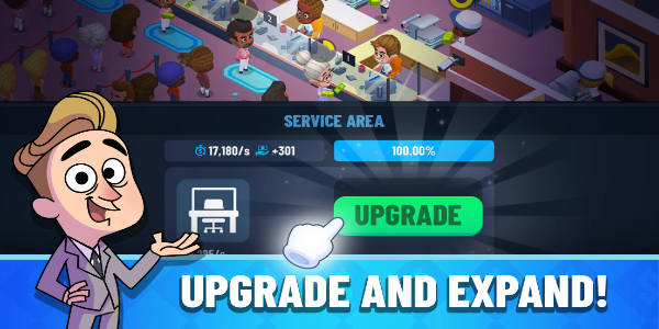 ภาพหน้าจอ Idle Bank Tycoon: Money Empire 1