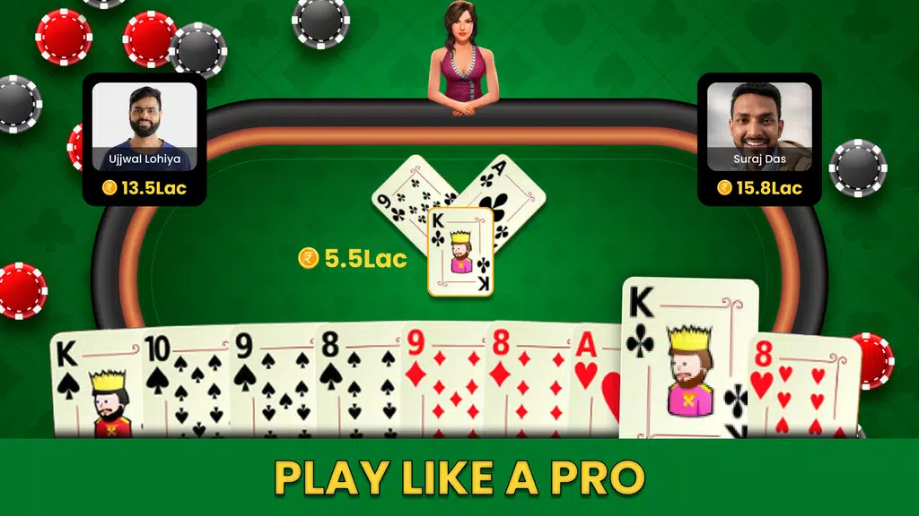 Card Game: 235 Do Teen Panch zrzut ekranu 1