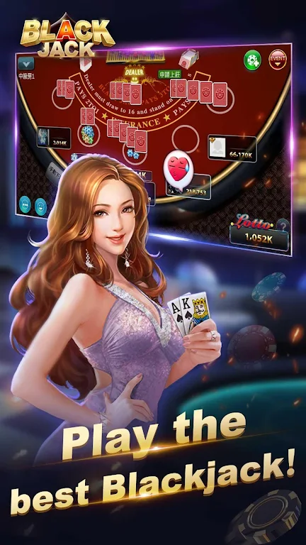 Blackjack 21-Free online poker game-jackpot casino屏幕截圖1