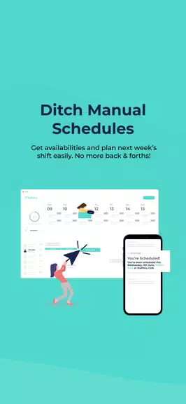 StaffAny Clock-In & Scheduling экрана 1