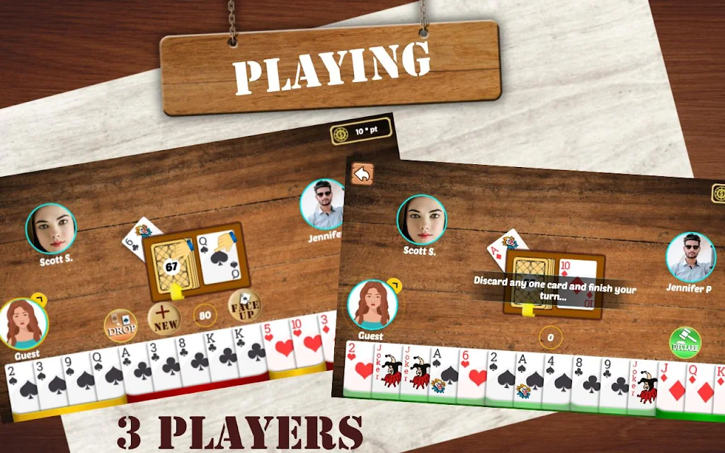 Indian Rummy: Play Original Circle Free Card Game Screenshot 2