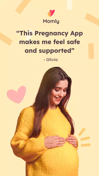 Momly: Pregnancy App & Tracker屏幕截圖1