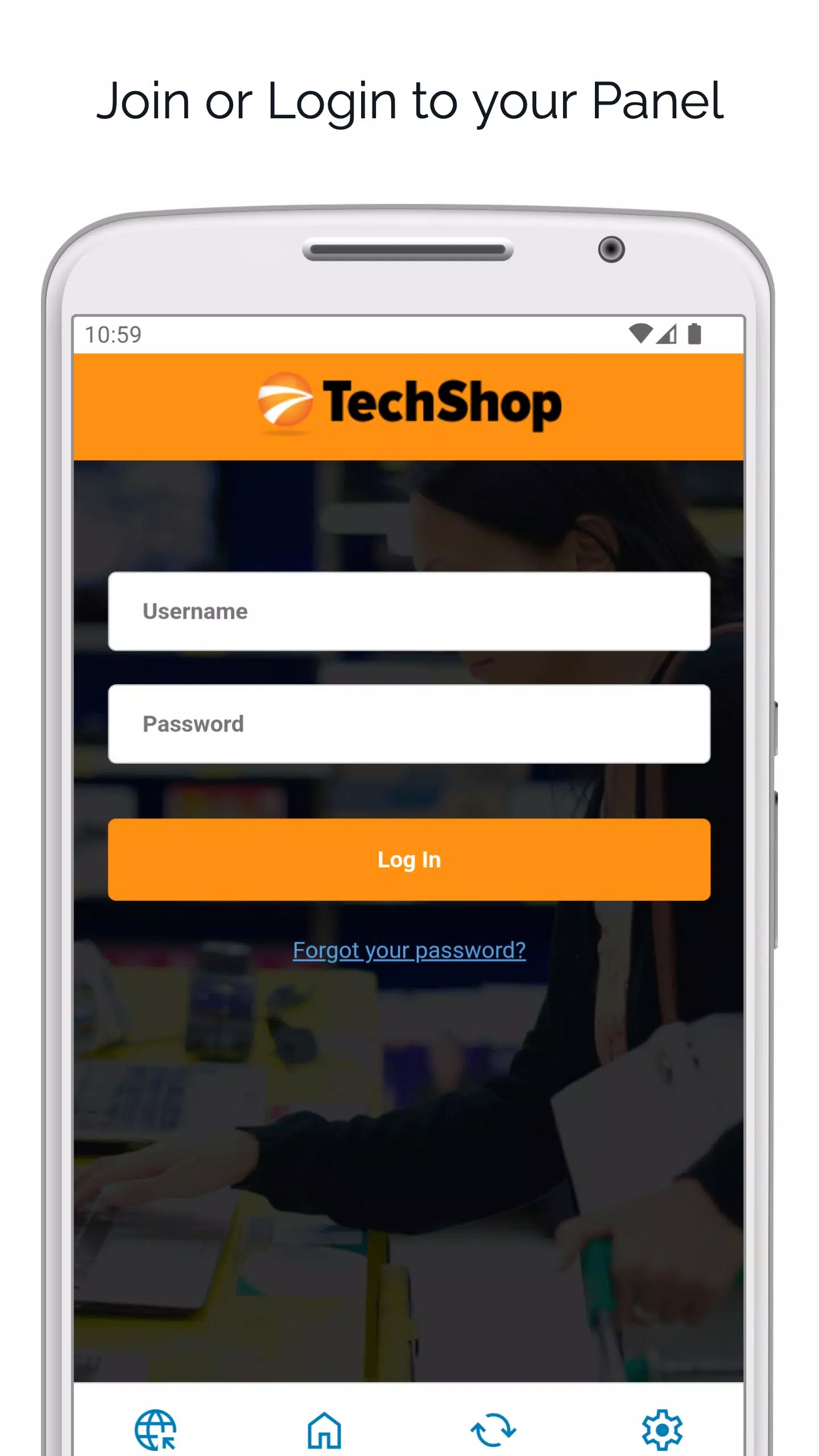 Mobile Panel Screenshot 1