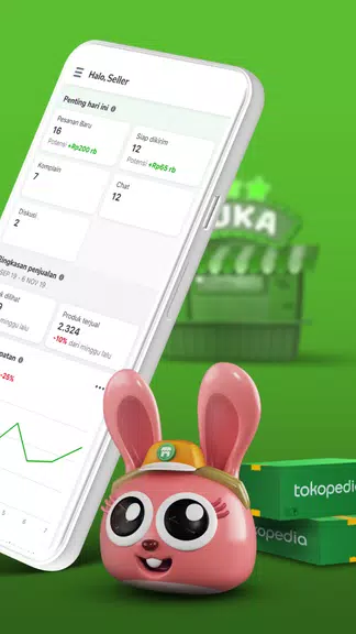 Tokopedia Seller Captura de tela 2