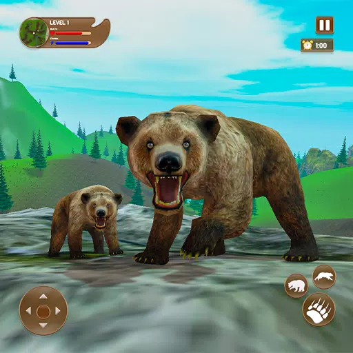 Bear Games: Bear Simulator 3D ảnh chụp màn hình 1