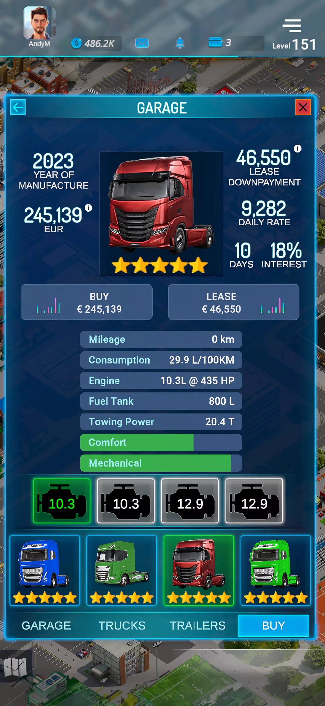 Virtual Truck Manager 3 экрана 4