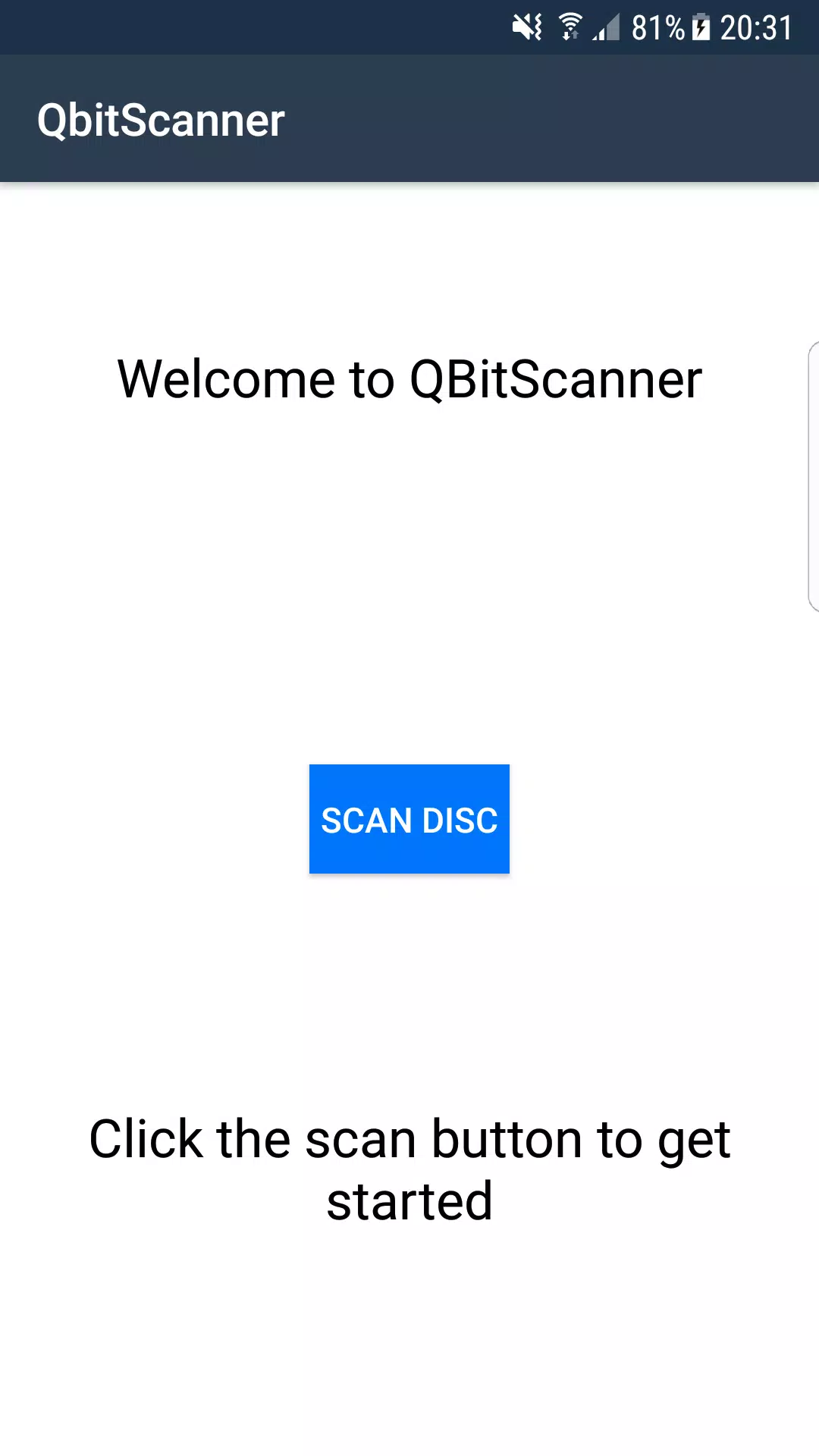 qbitScanner - License Disc ekran görüntüsü 1