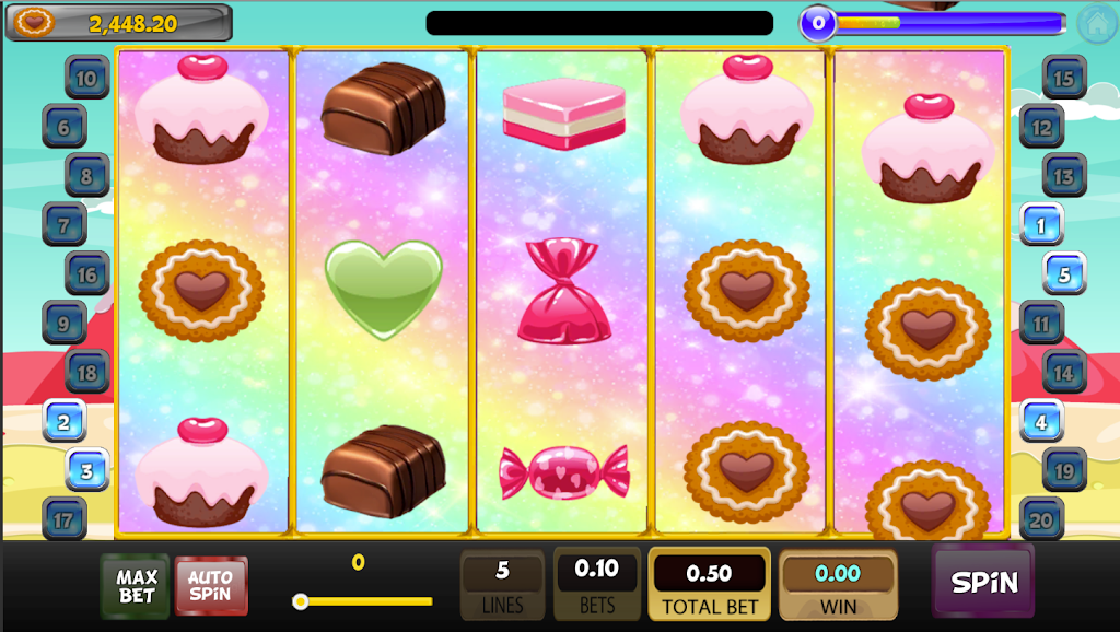 Candy Sweet Slot machine屏幕截圖4