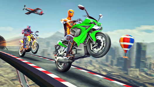 Super Hero Bike: Racing Game屏幕截圖2