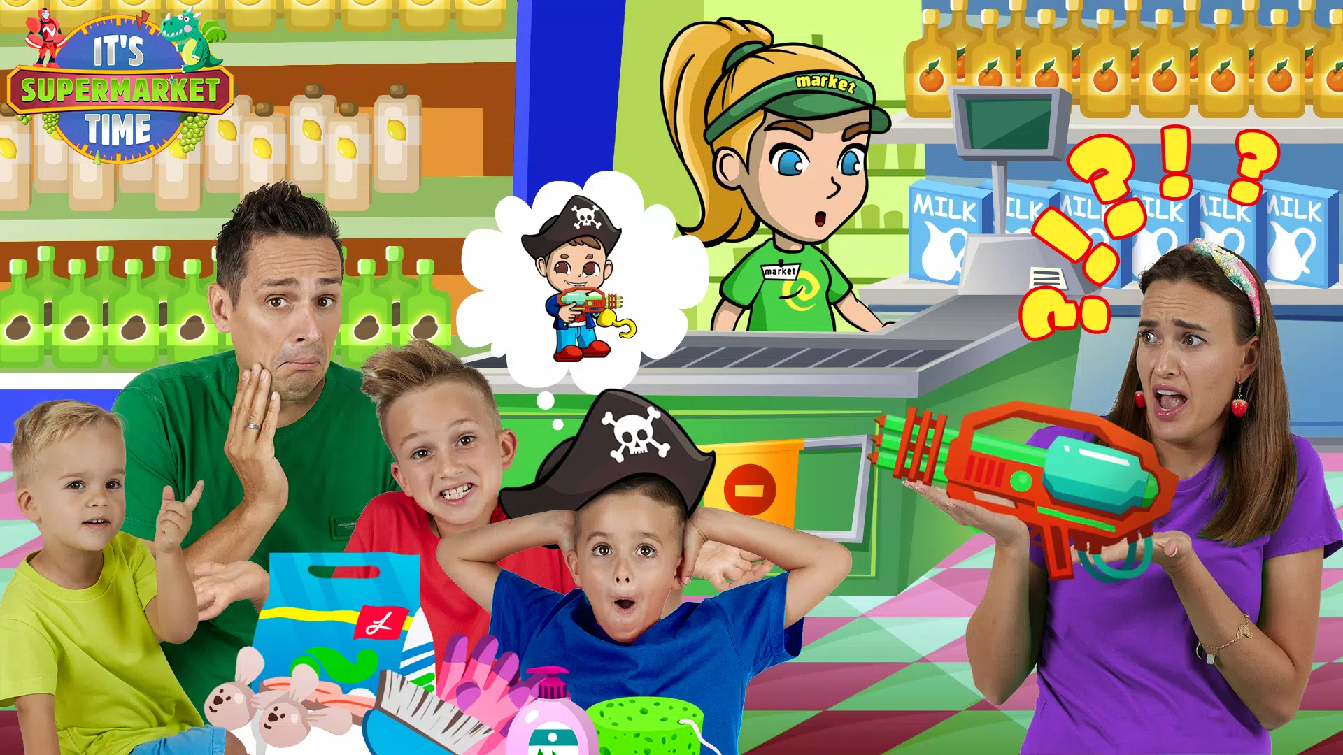 Vlad & Niki Supermarket game Screenshot 4