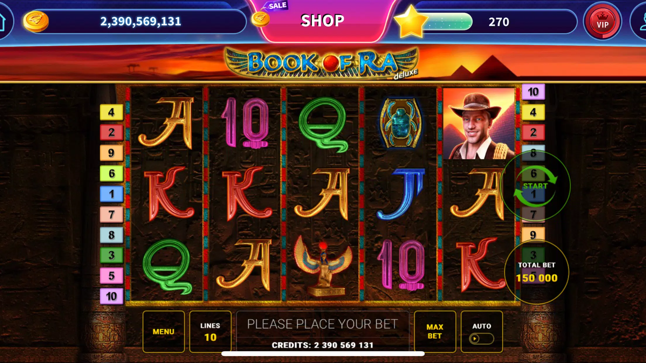 Book of Ra™ Deluxe Slot ကိုဖန်သားပြင်1