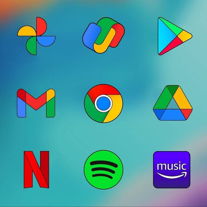 Oxigen HD – Icon Pack captura de pantalla 2