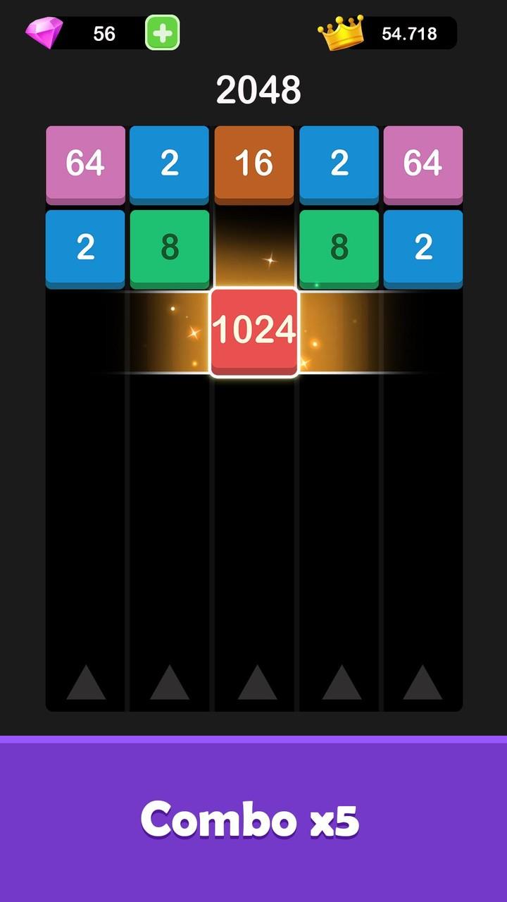 X2 Blocks: 2048 Merge Capture d’écran3