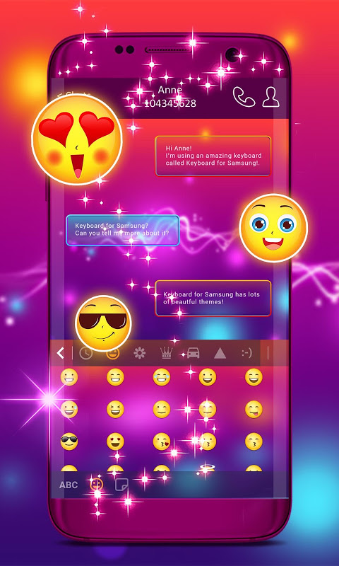 Keyboard Theme for Samsung ကိုဖန်သားပြင်2
