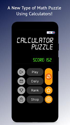 Calculator Puzzle ảnh chụp màn hình 1