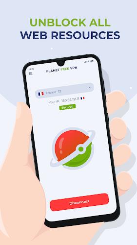 Free VPN Proxy by Planet VPN zrzut ekranu 4