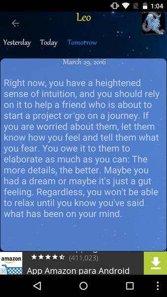 Aleksey Daily Horoscope Screenshot 4