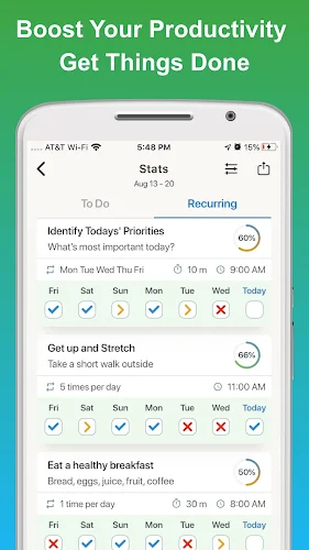 Productivity - Daily Planner স্ক্রিনশট 1