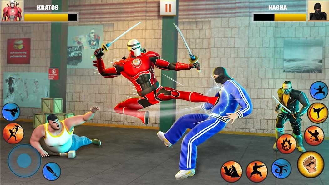 ภาพหน้าจอ Street Fight: Beat Em Up Games Mod 2