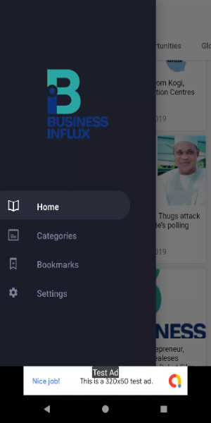 Screenshot Business Influx News 1