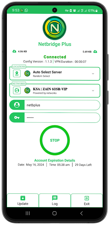 Screenshot Netbridge Plus VPN 1