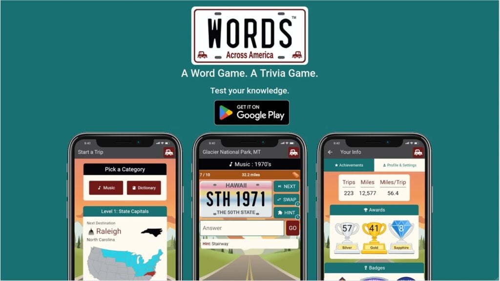 Hit The Road, Words Across America: A Fusion Of SongPop And Words With Friends