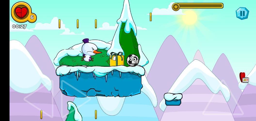 Screenshot Runner ball 3: winter game 3