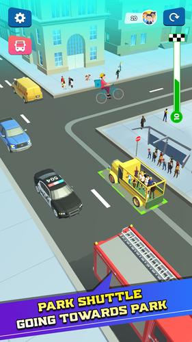 Bus Arrival Theme Park Games zrzut ekranu 4