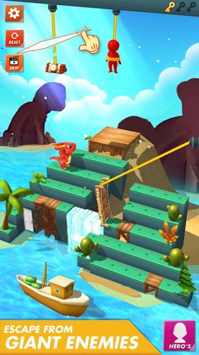Rope Cut - Rescue Hero Screenshot 2
