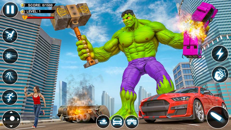 Incredible Monster Hero Games ảnh chụp màn hình 2