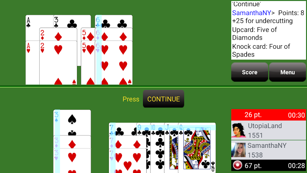 Gin Rummy Club ကိုဖန်သားပြင်2