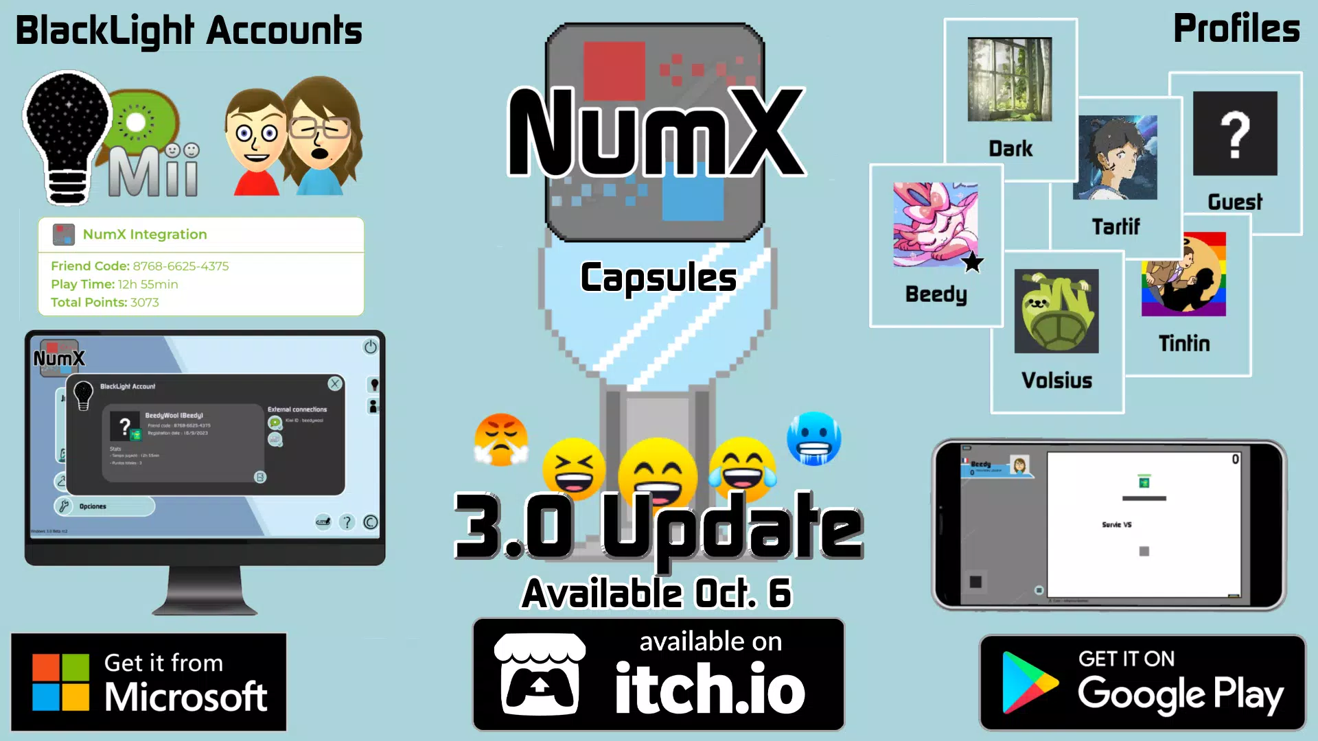 ภาพหน้าจอ NumX 1