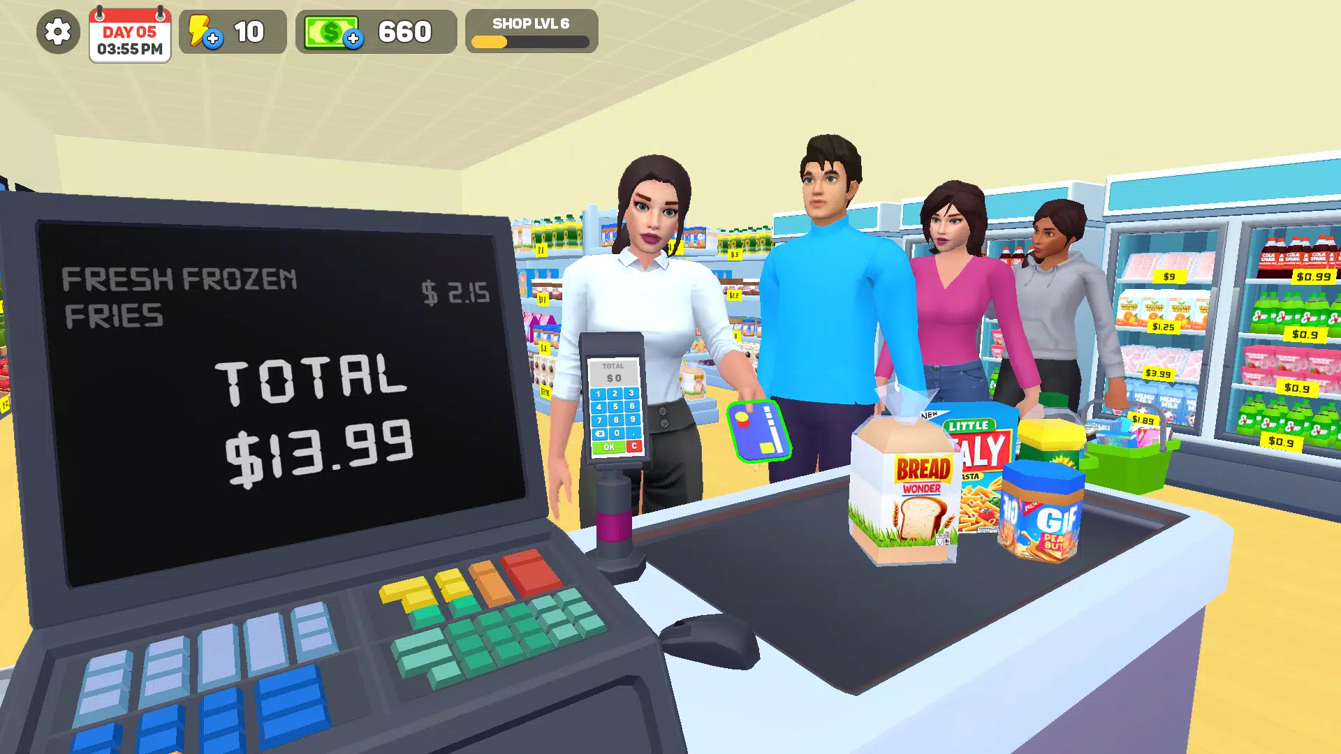 My Supermarket Simulator 3D ekran görüntüsü 2