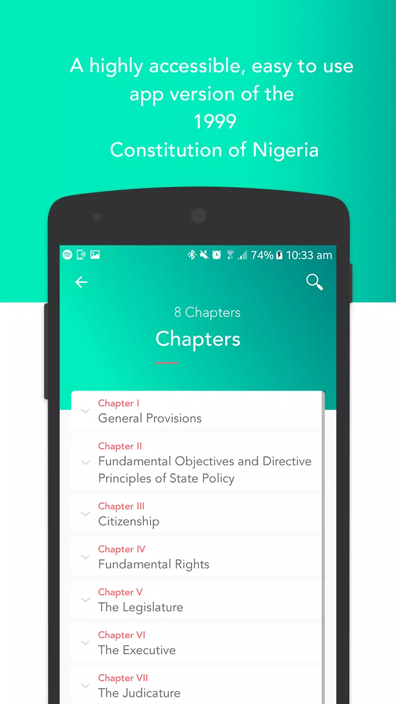 The Nigerian Constitution 1999 Screenshot 3