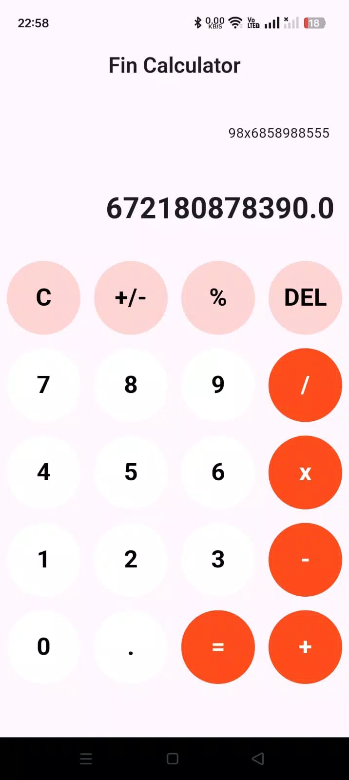 Fin Calculator Screenshot 2