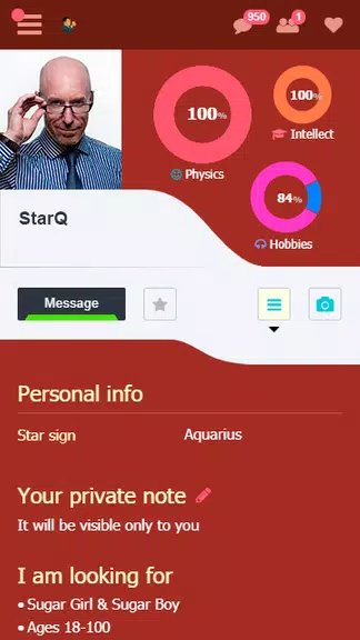 Sugar Daddies Free Dating Apps, Suga Babes & Daddy स्क्रीनशॉट 2