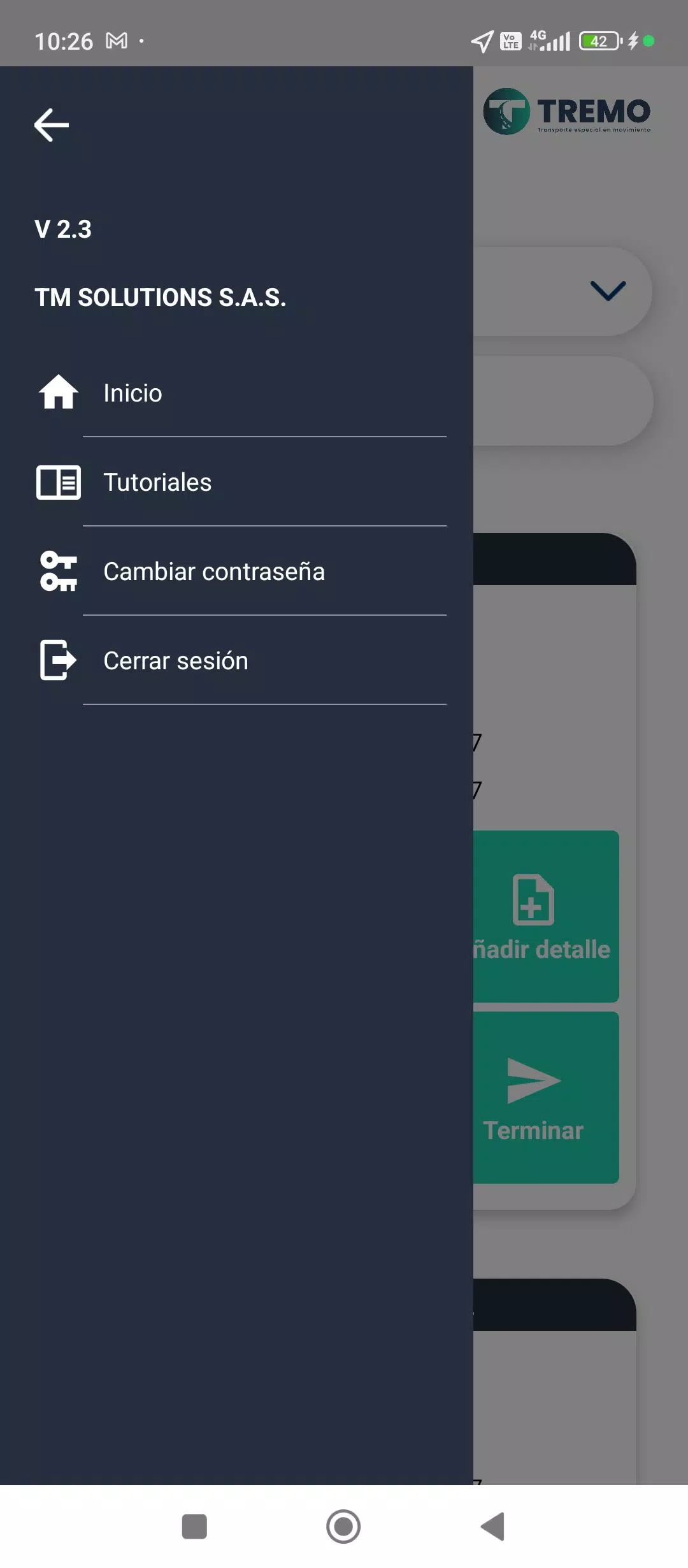 Tremo conductor Screenshot 3