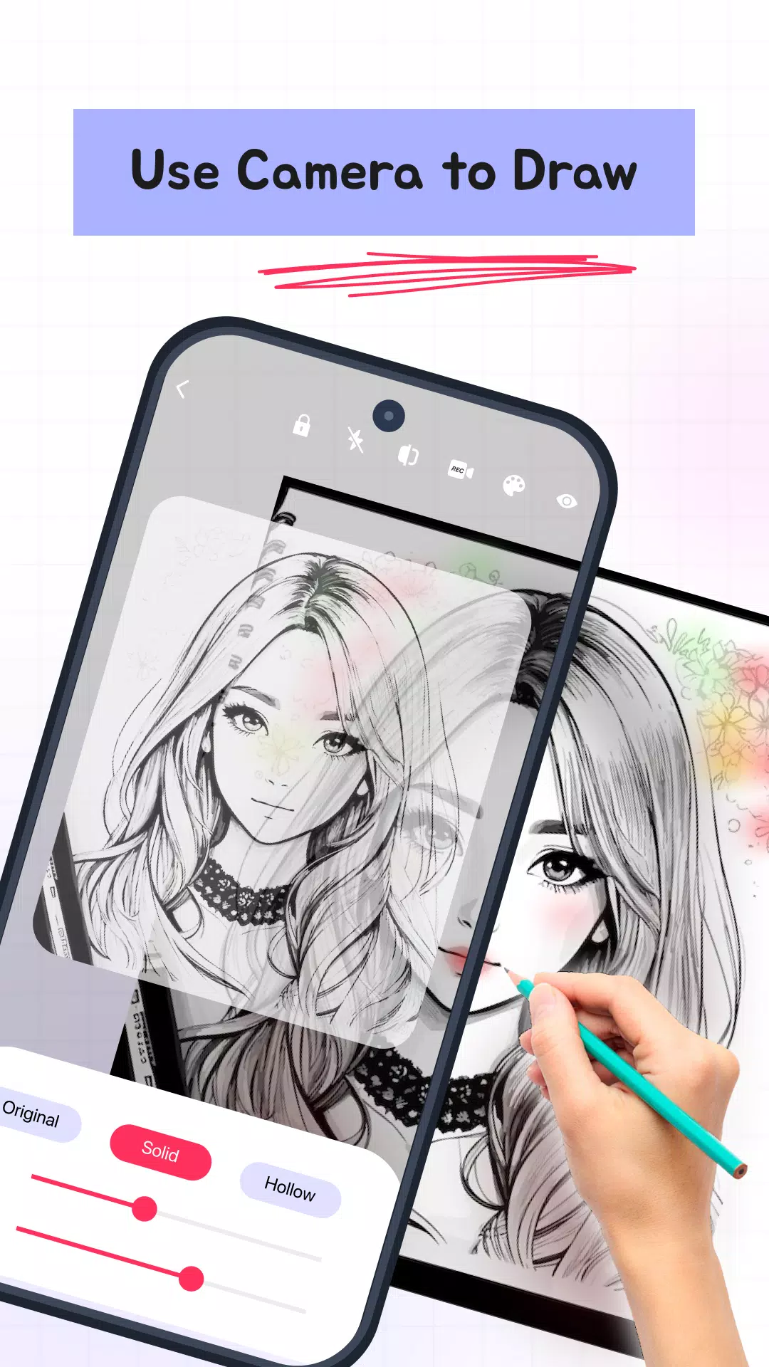 AR Drawing: Anime Sketch ekran görüntüsü 1