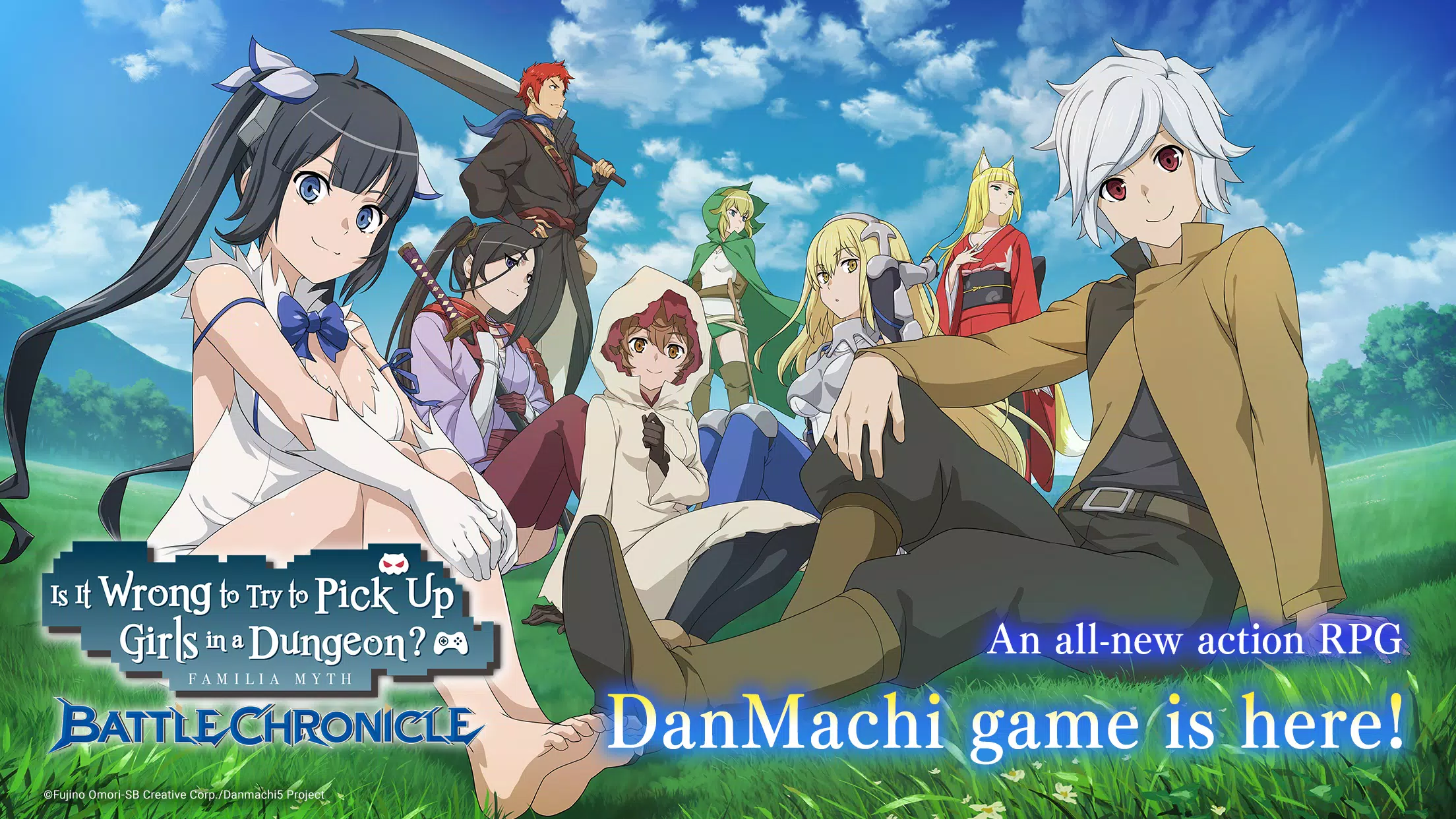 DanMachi BATTLE CHRONICLE captura de pantalla 1