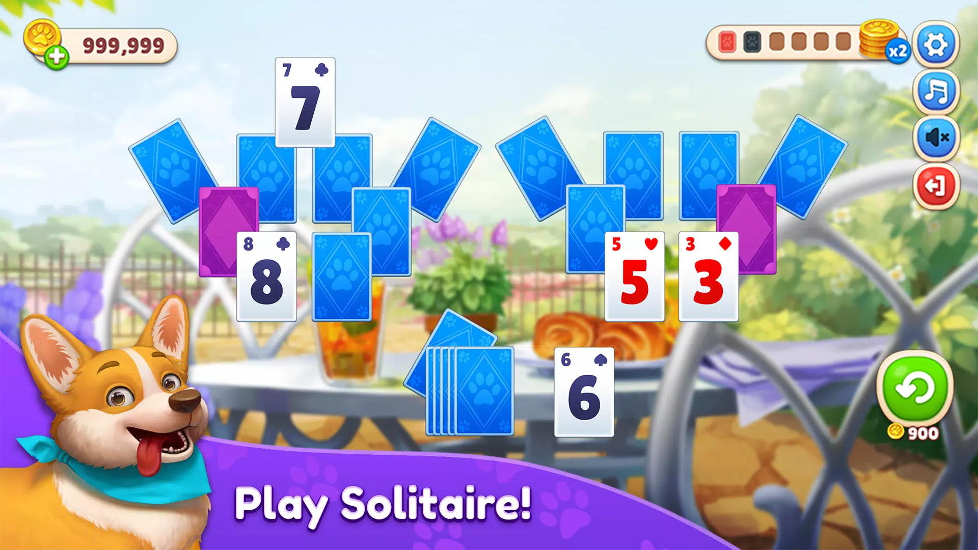 Piper's Pet Cafe - Solitaire Capture d’écran2