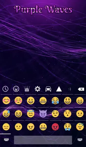 Purple Waves Wallpaper Screenshot 4