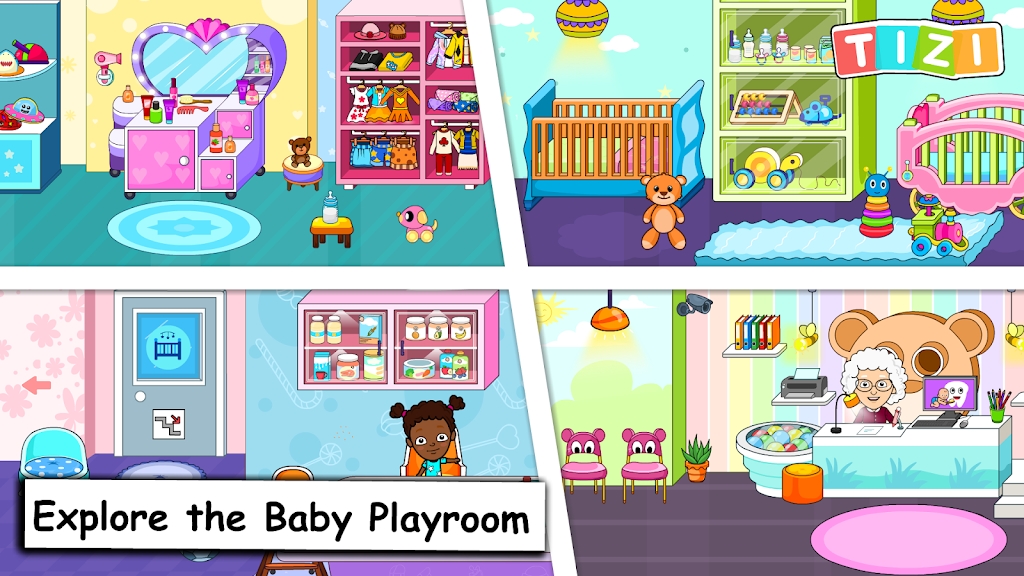 My Tizi Town Daycare Baby Game স্ক্রিনশট 2